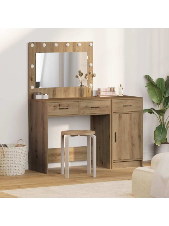 Tualettlaud sahtliga 2 tk pruun 40 x 41 x 75 cm tehispuit