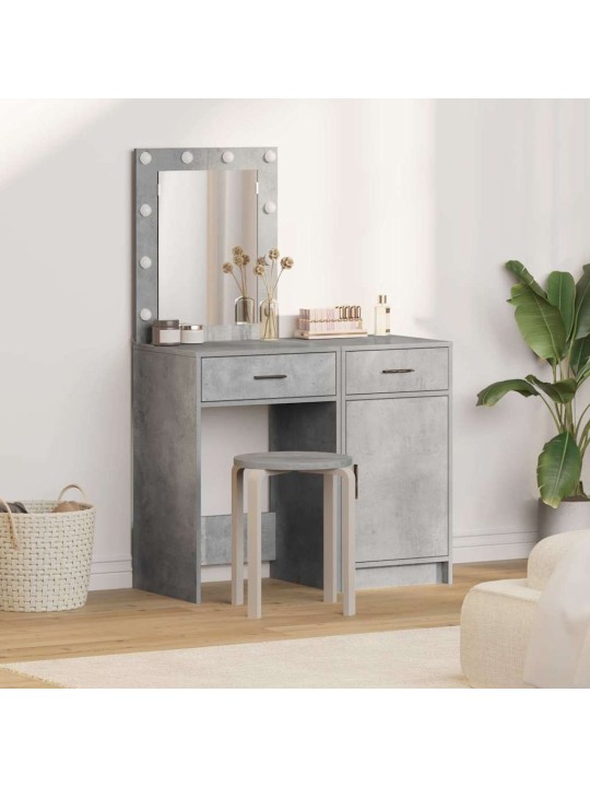 Tualettlaud sahtliga 2 tk hall 50 x 41 x 135 cm tehispuit