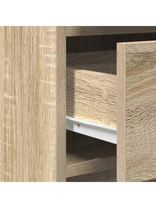 Tualettlaud sahtliga 3 tk pruun 40 x 41 x 75 cm tehispuit