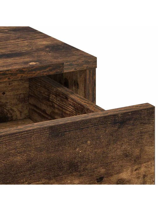 Tualettlaud sahtliga 3 tk pruun 50 x 41 x 135 cm tehispuit