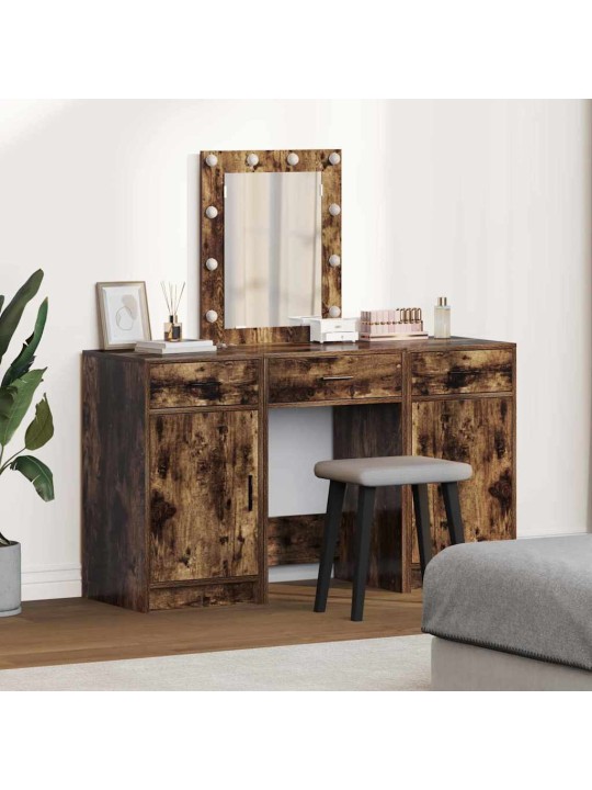Tualettlaud sahtliga 3 tk pruun 50 x 41 x 135 cm tehispuit