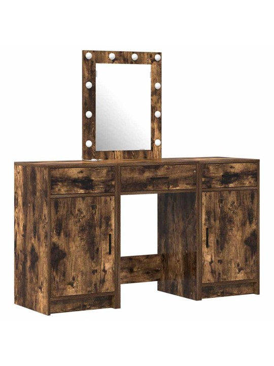 Tualettlaud sahtliga 3 tk pruun 50 x 41 x 135 cm tehispuit