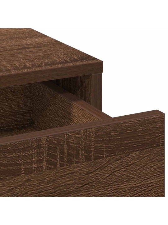 Tualettlaud sahtliga 3 tk pruun 50 x 41 x 135 cm tehispuit