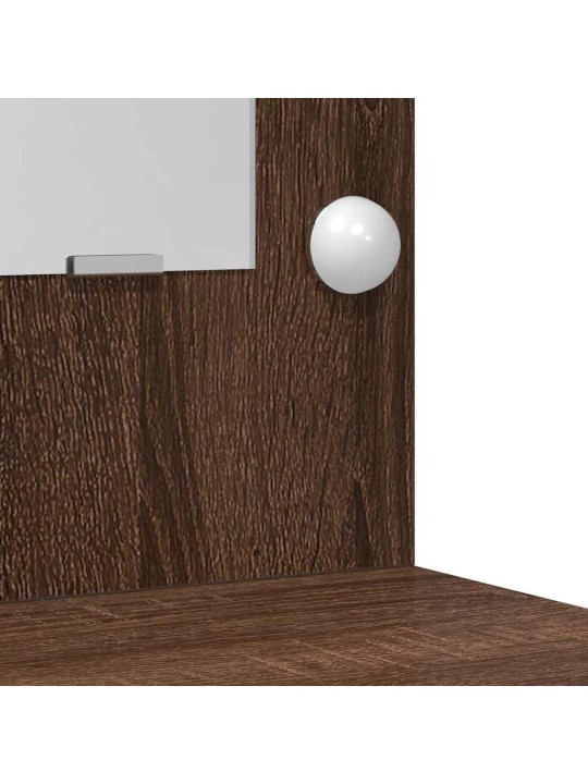 Tualettlaud sahtliga 3 tk pruun 50 x 41 x 135 cm tehispuit