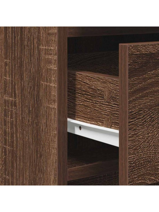 Tualettlaud sahtliga 3 tk pruun 50 x 41 x 135 cm tehispuit