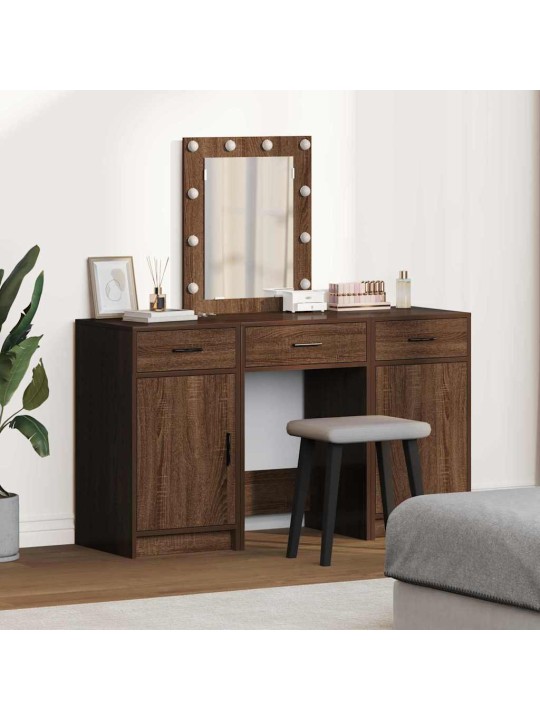 Tualettlaud sahtliga 3 tk pruun 50 x 41 x 135 cm tehispuit