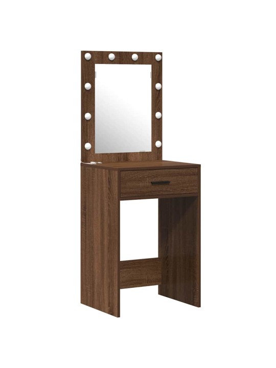 Tualettlaud sahtliga 3 tk pruun 50 x 41 x 135 cm tehispuit