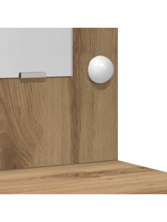 Tualettlaud sahtliga 3 tk pruun 50 x 41 x 135 cm tehispuit