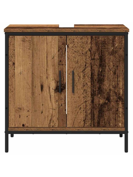 Vannitoa mööblikomplekt uksega 2 tk pruun 60 x 30 x 60 cm tehispuit