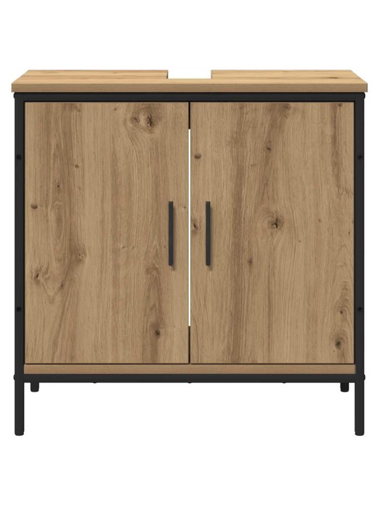 Vannitoa mööblikomplekt uksega 2 tk pruun 60 x 30 x 60 cm tehispuit