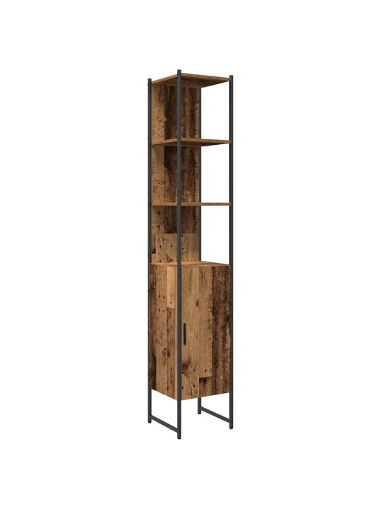 Vannitoa mööblikomplekt 4 tk pruun 33 x 33 x 185.5 cm tehispuit
