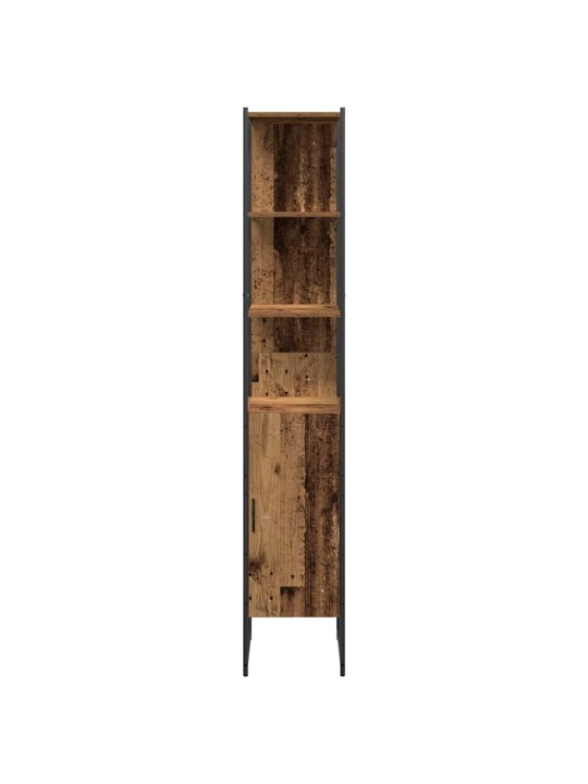 Vannitoa mööblikomplekt 4 tk pruun 33 x 33 x 185.5 cm tehispuit