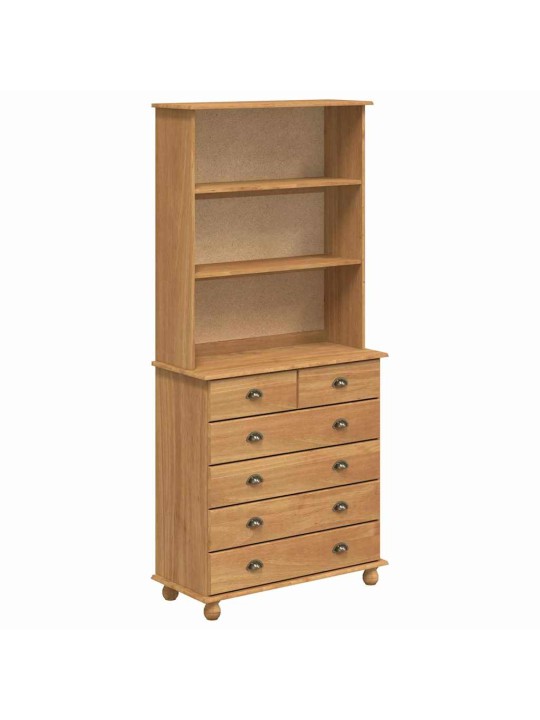 Konsoollaud sahtliga pruun 91 x 40 x 200.5 cm männipuit
