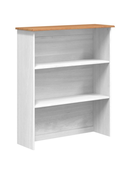 Konsoollaud sahtliga valge 91 x 40 x 200.5 cm männipuit