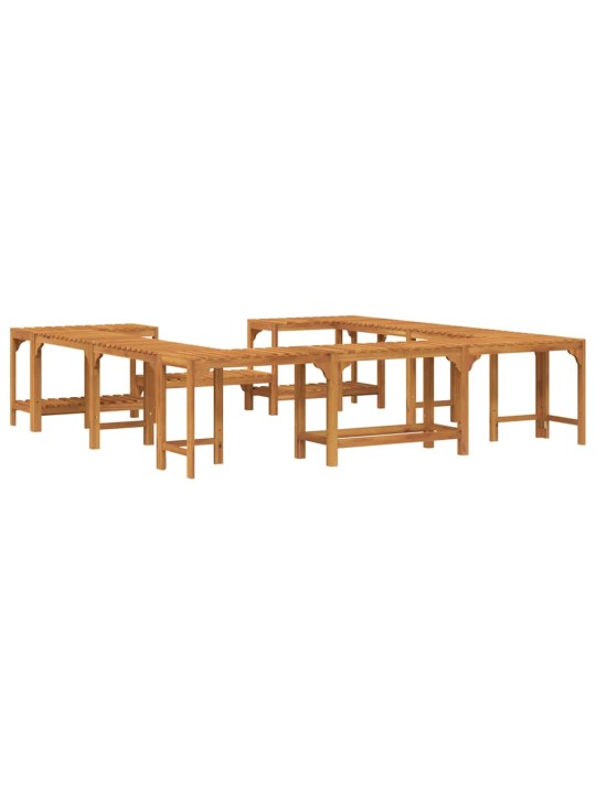Mullivanni ümbrus pruun 230 x 230 cm tugev akaatsiapuit