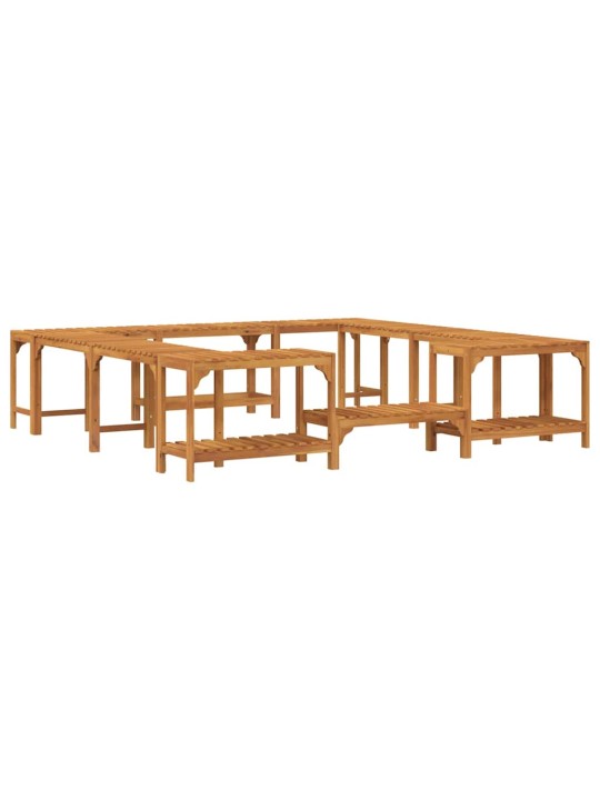 Mullivanni ümbrus pruun 230 x 230 cm tugev akaatsiapuit