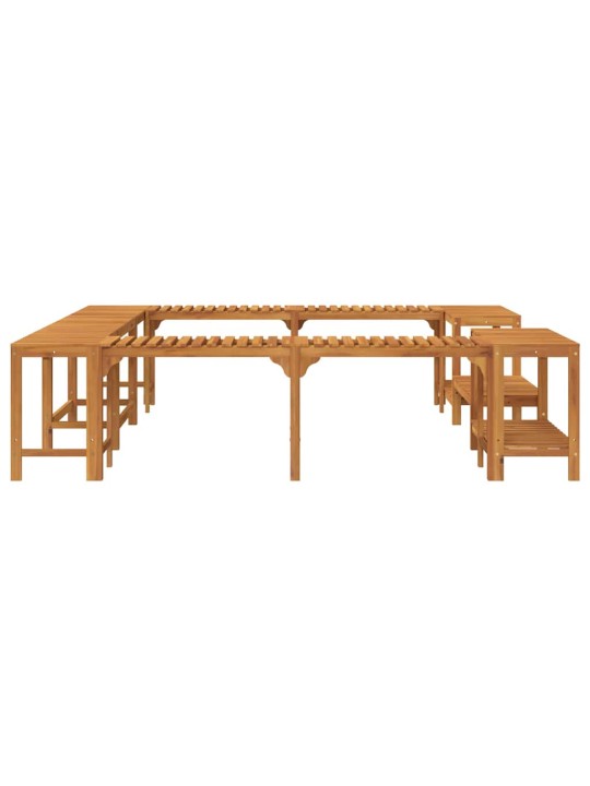 Mullivanni ümbrus pruun 230 x 230 cm tugev akaatsiapuit