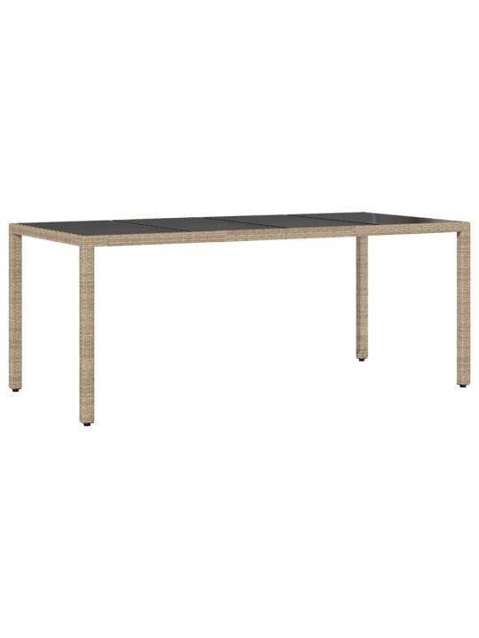 Aia söögilaudade komplekt 9 tk beež pe rattan