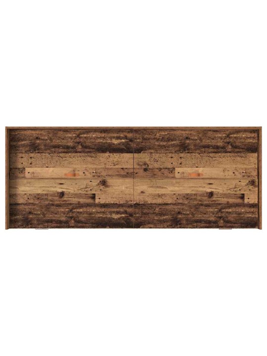 Voodi hoiukohaga raam peaga sahtliga vana puit 100 x 200 cm tehispuit