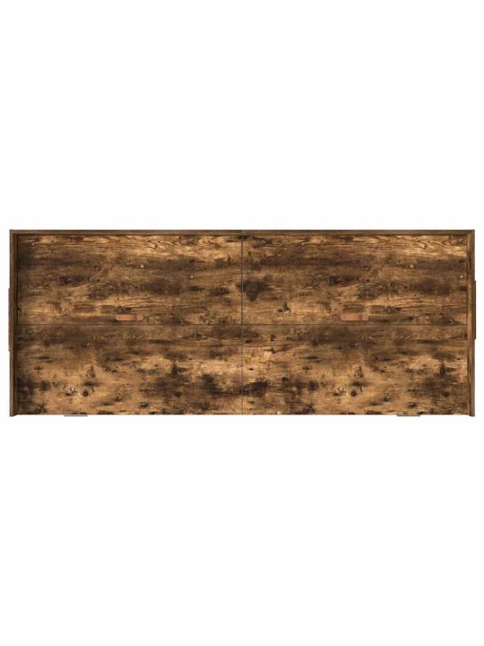 Voodi hoiukohaga raam peaga sahtliga vana puit 75 x 190 cm tehispuit