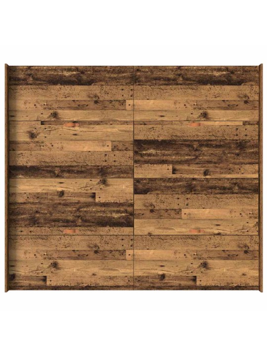 Voodi hoiukohaga raam peaga vana puit 200 x 200 cm tehispuit