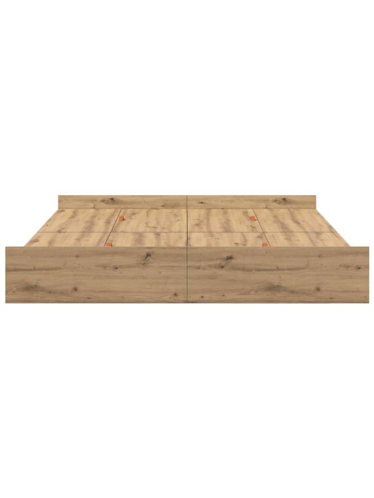 Voodi hoiukohaga raam peaga käsitöötamm 200 x 200 cm tehispuit