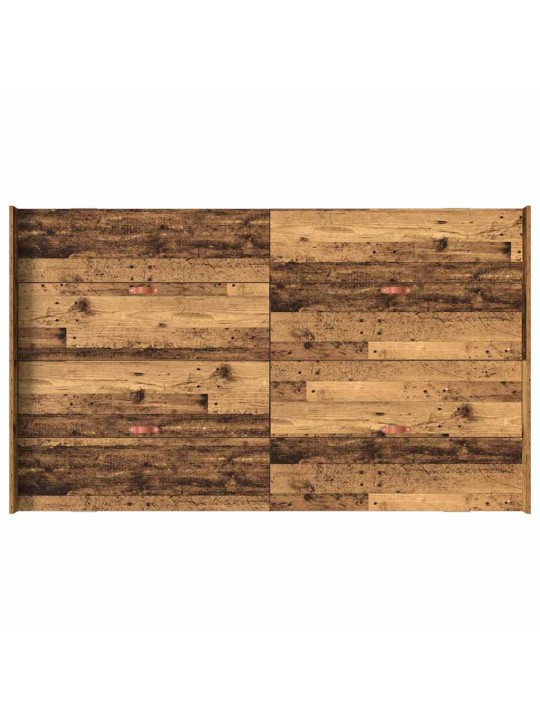 Voodi hoiukohaga raam peaga vana puit 120 x 200 cm tehispuit