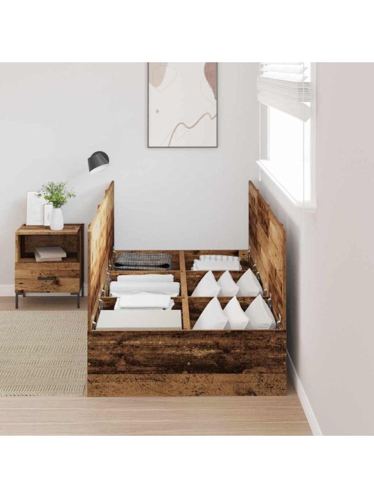 Voodi raam vana puit 200 x 100 x 31.5 cm tehispuit
