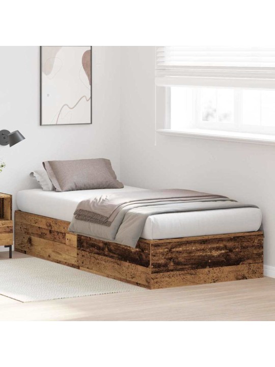Voodi raam vana puit 200 x 100 x 31.5 cm tehispuit