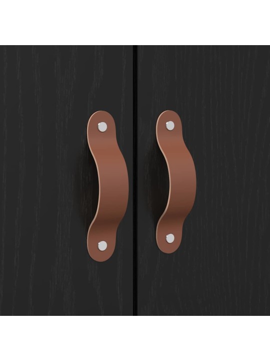 Voodi raam must tamm 200 x 200 x 31.5 cm tehispuit