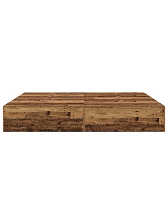 Voodi raam vana puit 200 x 200 x 31.5 cm tehispuit