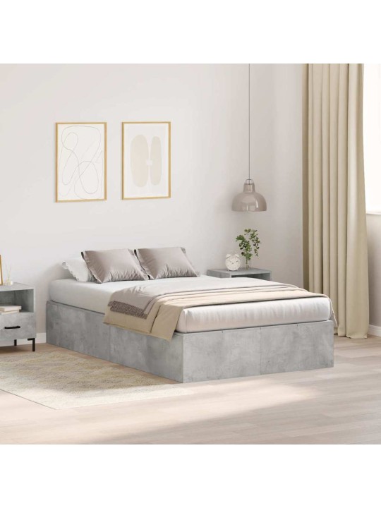 Voodi raam betoonihall 200 x 120 x 31.5 cm tehispuit