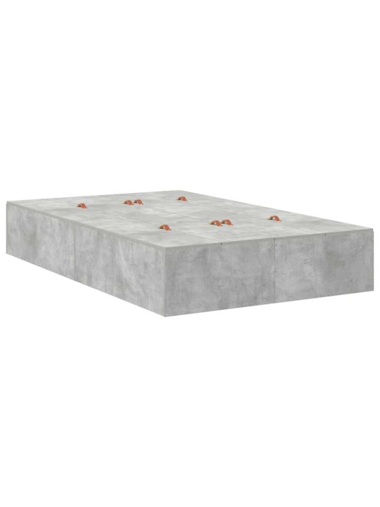 Voodi raam betoonihall 200 x 120 x 31.5 cm tehispuit