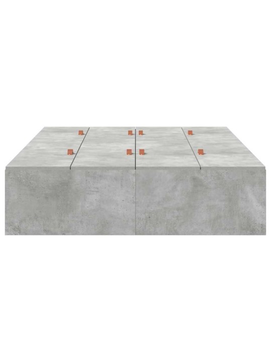 Voodi raam betoonihall 200 x 120 x 31.5 cm tehispuit