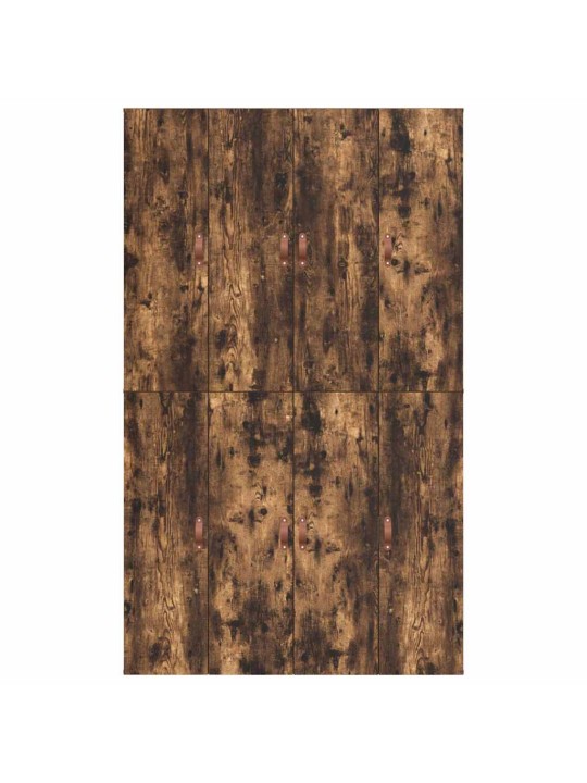 Voodi raam suitsutatud tamm 200 x 120 x 31.5 cm tehispuit