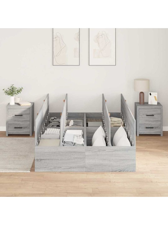 Voodi raam hall sonoma 200 x 120 x 31.5 cm tehispuit