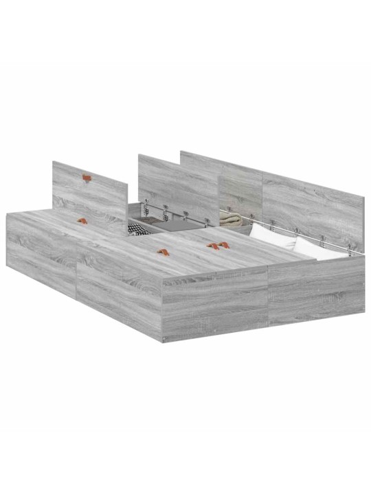 Voodi raam hall sonoma 200 x 120 x 31.5 cm tehispuit