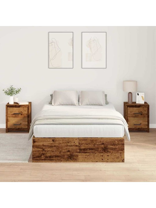 Voodi raam vana puit 200 x 120 x 31.5 cm tehispuit