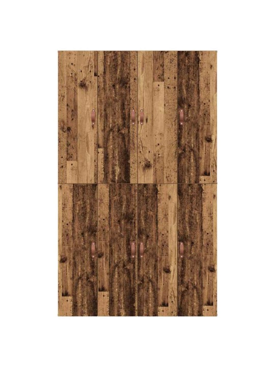 Voodi raam vana puit 200 x 120 x 31.5 cm tehispuit