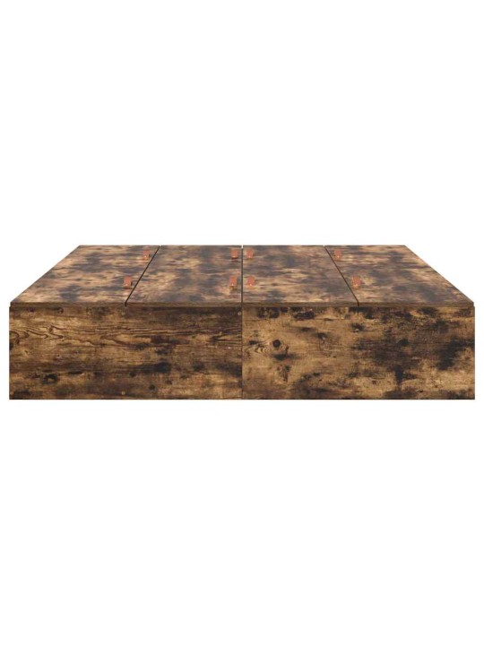 Voodi raam suitsutatud tamm 200 x 140 x 31.5 cm tehispuit
