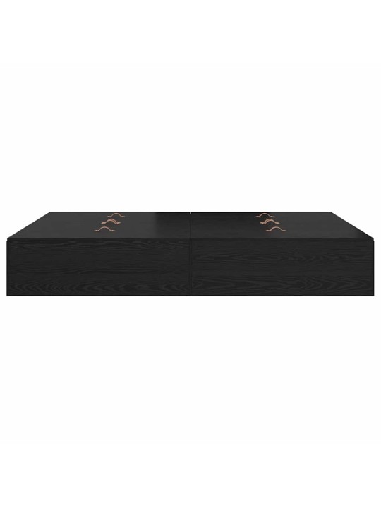 Voodi raam must tamm 200 x 150 x 31.5 cm tehispuit