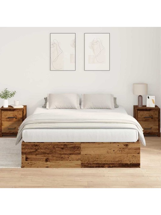 Voodi raam vana puit 200 x 150 x 31.5 cm tehispuit