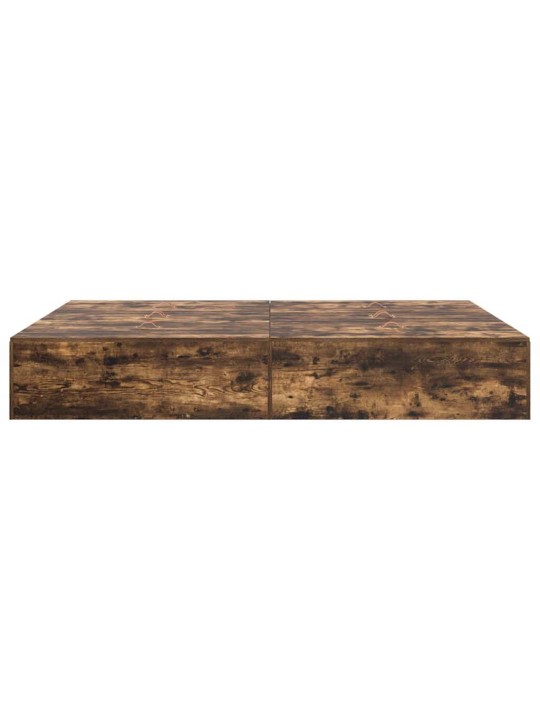 Voodi raam suitsutatud tamm 200 x 160 x 31.5 cm tehispuit