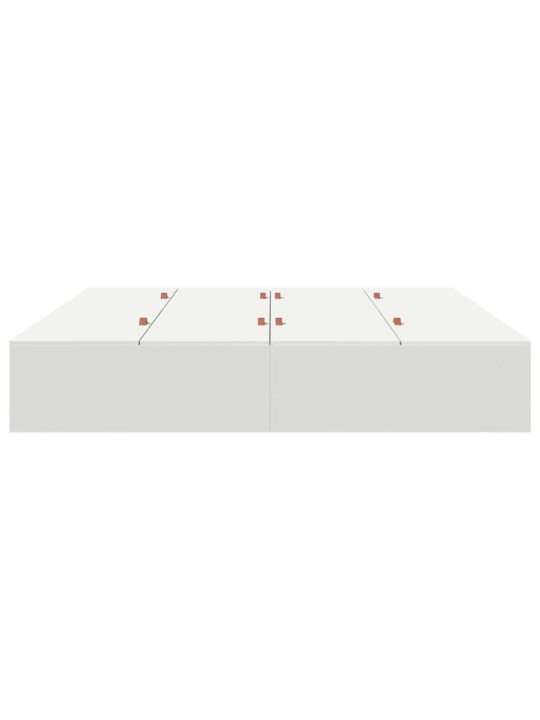 Panipaigaga voodiraam valge 180 x 200 cm tehispuit