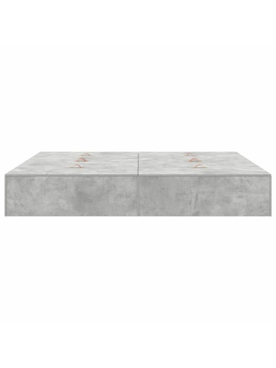 Voodi raam betoonihall 200 x 180 x 31.5 cm tehispuit