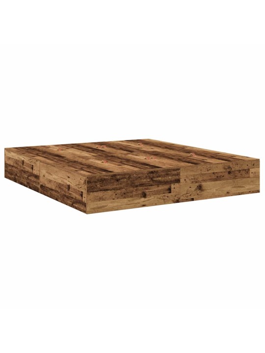 Voodi raam vana puit 200 x 180 x 31.5 cm tehispuit