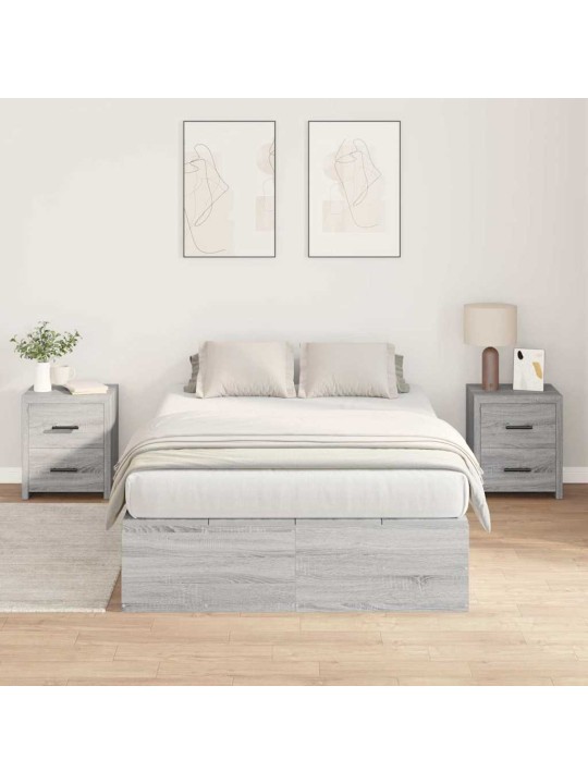 Voodi raam hall sonoma 190 x 120 x 31.5 cm tehispuit