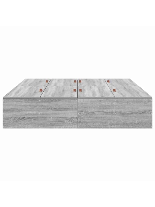 Voodi raam hall sonoma 190 x 135 x 31.5 cm tehispuit