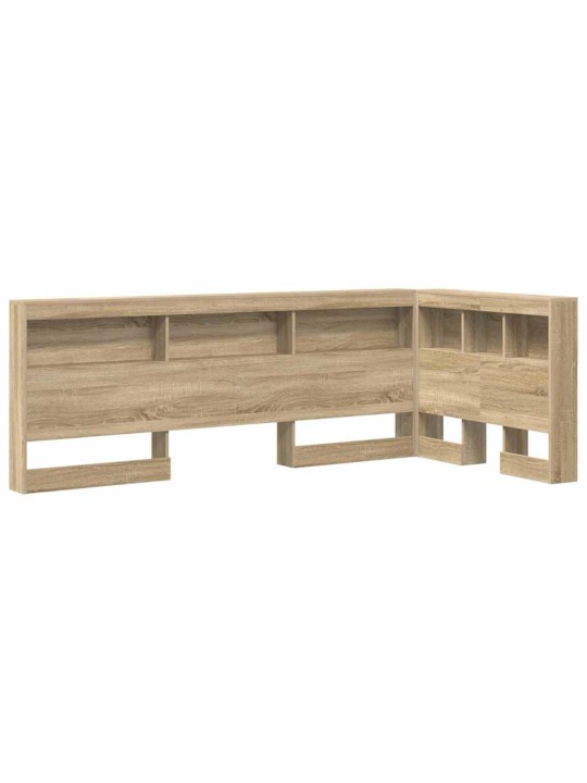 Hoiustamispeatoe riiuliga peaga sonoma tamm 90 cm tehispuit