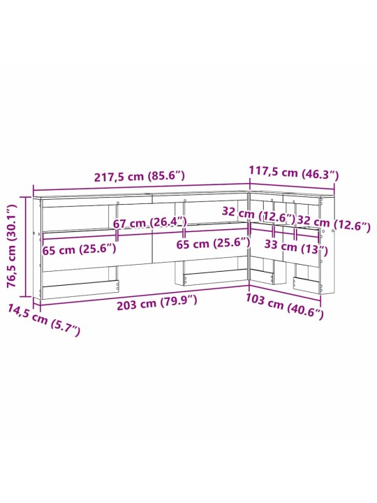 Hoiustamispeatoe riiuliga peaga käsitöötamm 100 cm tehispuit